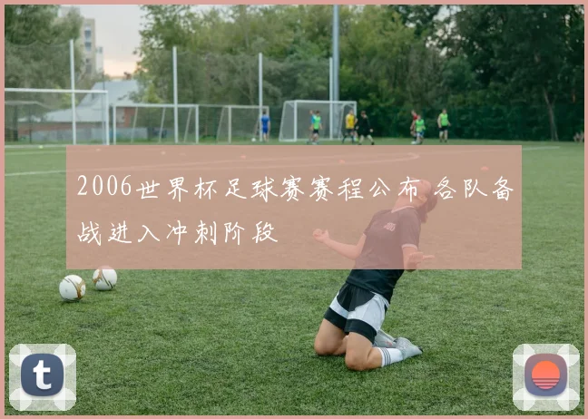 2006世界杯足球赛赛程公布 各队备战进入冲刺阶段